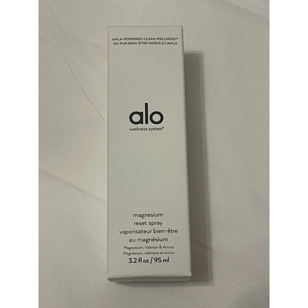 Alo Wellness System Magnesium Reset Spray 3.2 fl oz Amla-Powered Recovery Mist